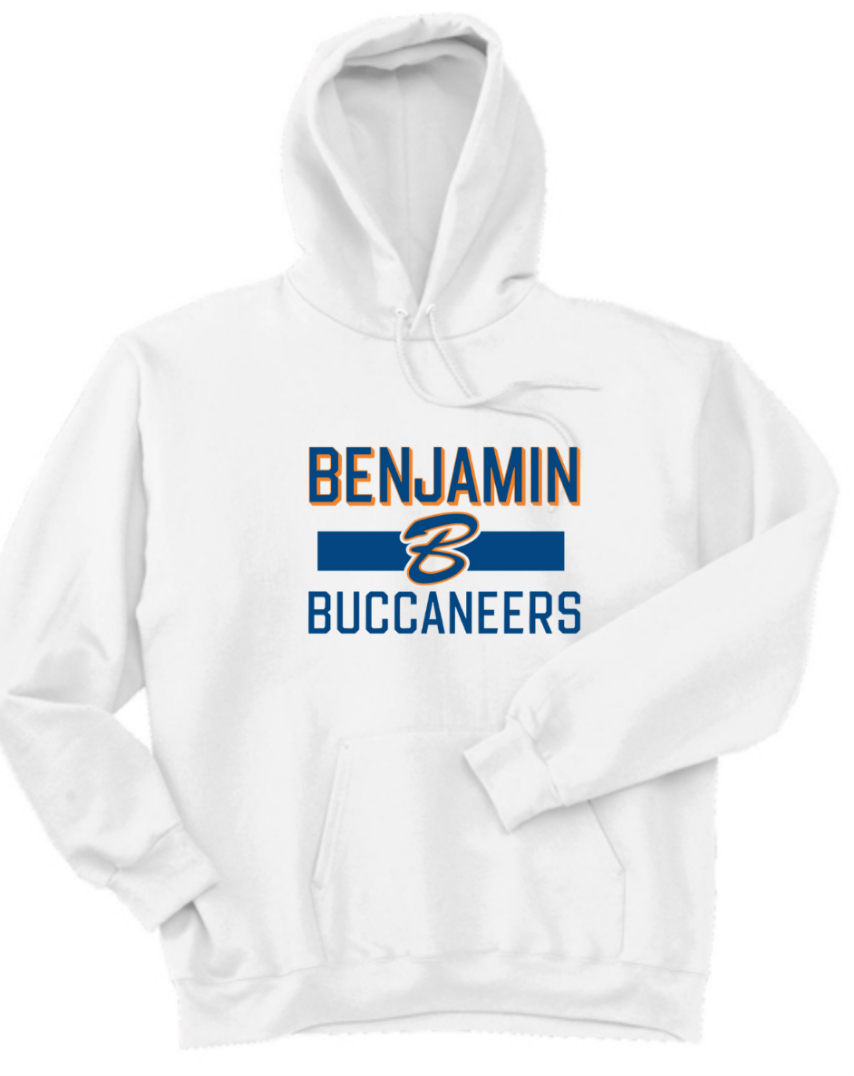 White Unisex Hanes Ultimate Cotton Pullover Hoodie