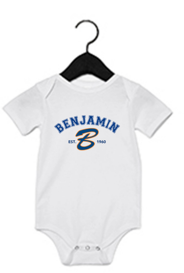 White One Piece Bella+Canvas Baby Jersey Short Sleeve