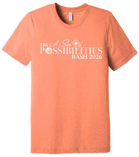 Orange TBS Bash Adult T-Shirt BELLA+CANVAS Triblend