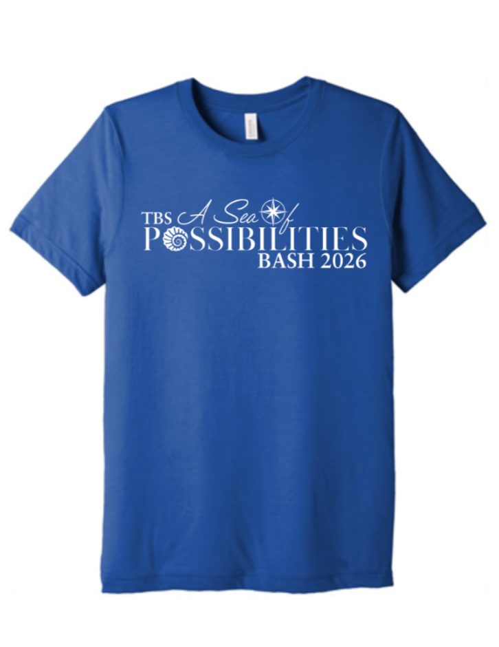 Blue TBS Bash Adult T-Shirt BELLA+CANVAS Triblend