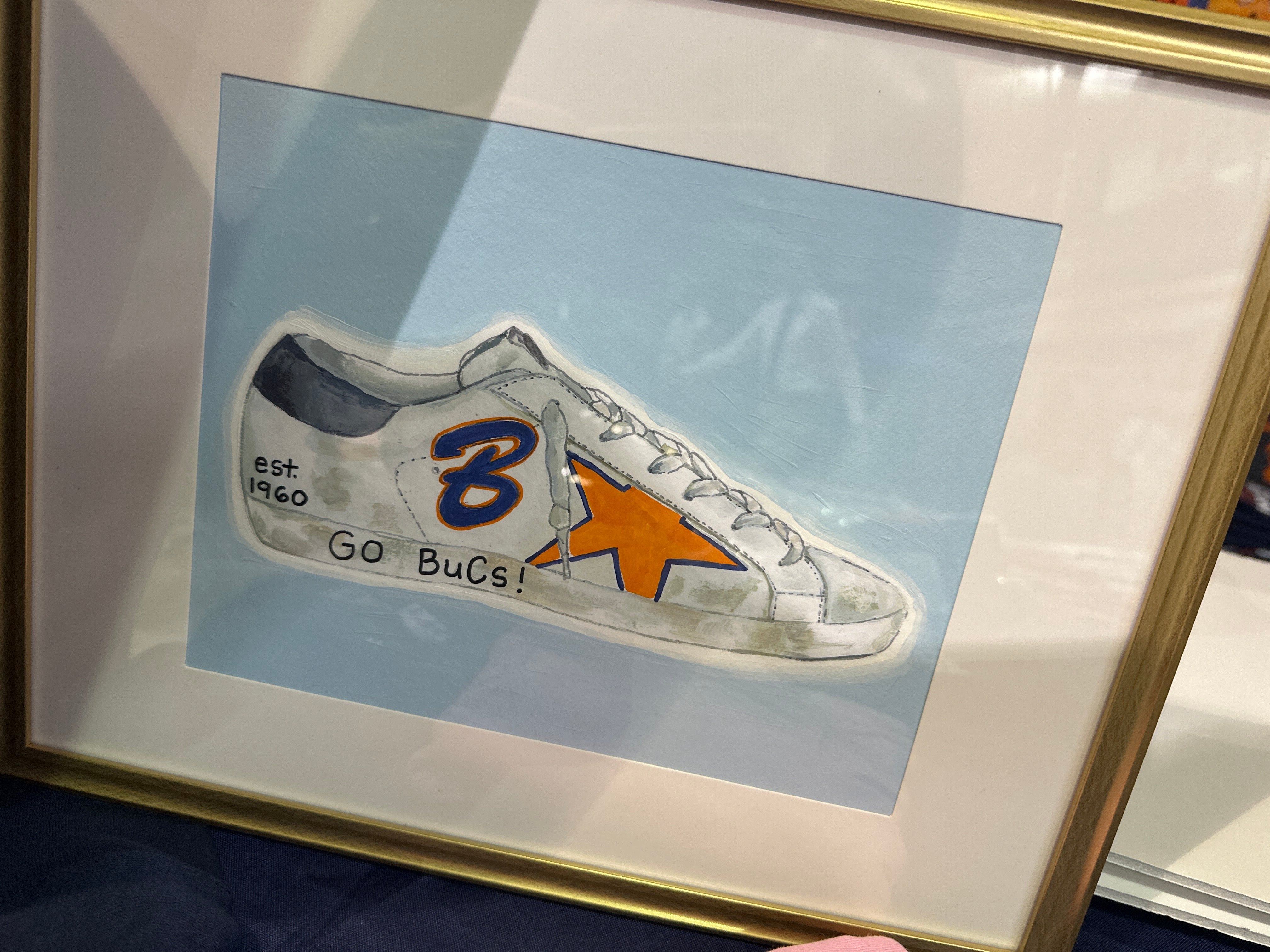 Custom print Go Bucs