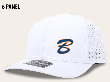White Adult 10 10 Supporters 6 Panel Hat_corner logo