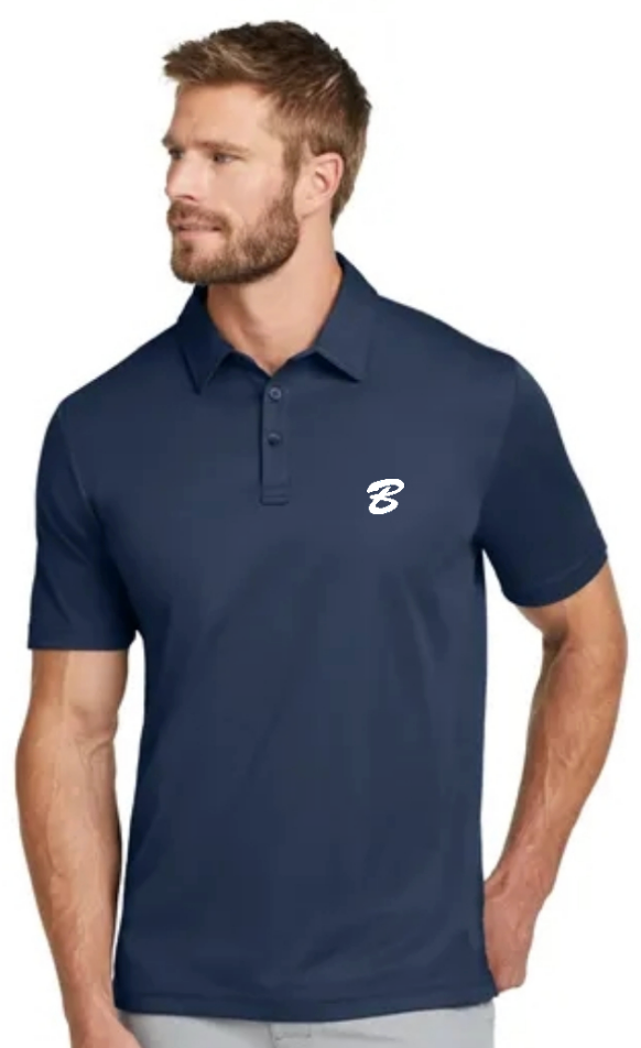 Blue TravisMathew Oceanside Solid Polo