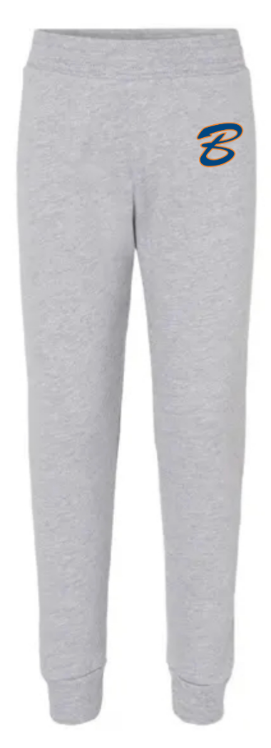 Grey Toddler Bella + Canvas Sponge Fleece Jogger Sweatpant