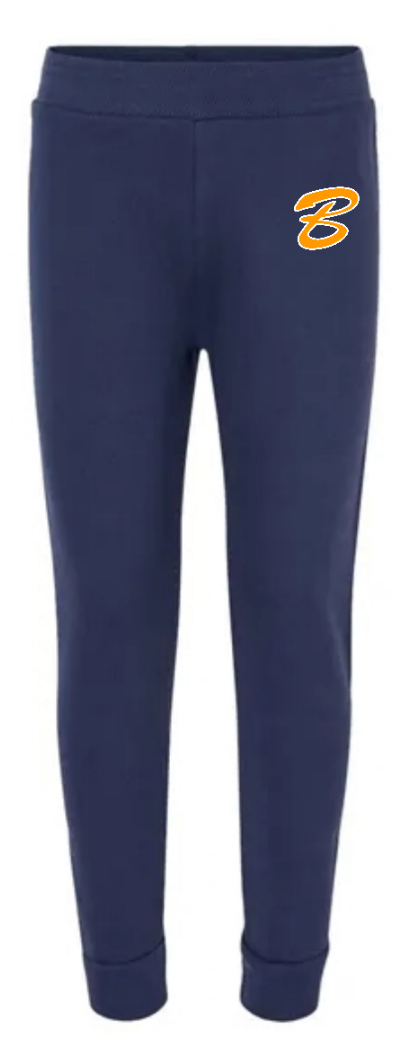 Navy Toddler Bella + Canvas Sponge Fleece Jogger Sweatpant