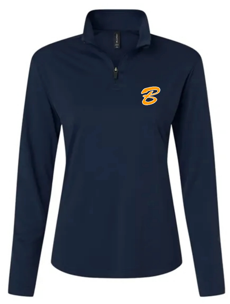 Navy Women's AllPro Pro-Lock Performance Quarter-Zip Pullover