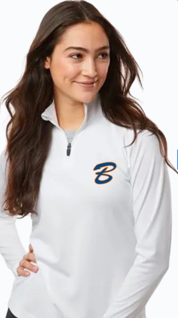 White Women's AllPro 1/4 Zip